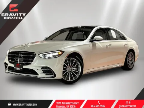 White 2022 Mercedes-Benz S-Class S 500 for sale in Roswell, GA