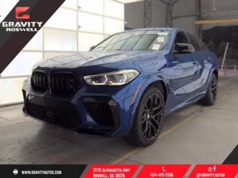 Blue 2020 BMW X6 M Competition for sale in Roswell, GA