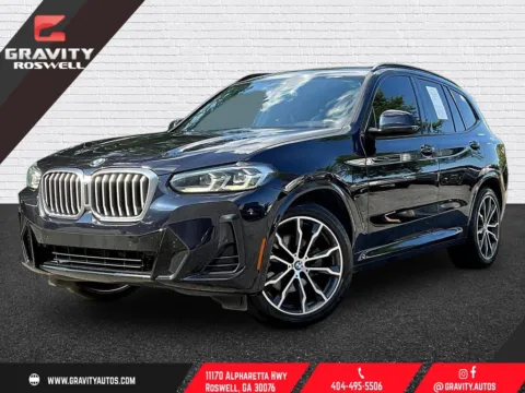 Black 2022 BMW X3 sDrive30i for sale in Roswell, GA
