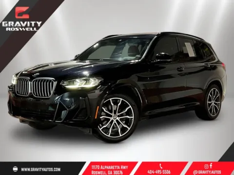 Black 2022 BMW X3 sDrive30i for sale in Roswell, GA