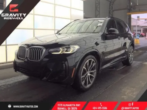 Black 2022 BMW X3 sDrive30i for sale in Roswell, GA