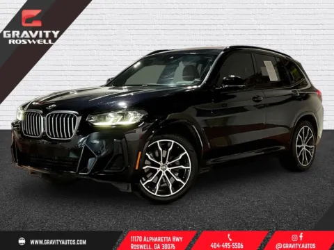 Black 2022 BMW X3 sDrive30i for sale in Roswell, GA