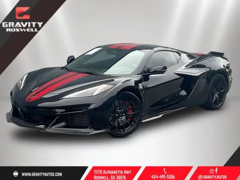 Black 2024 Chevrolet Corvette Z06 for sale in Roswell, GA