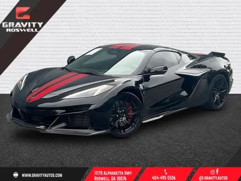 Black 2024 Chevrolet Corvette Z06 for sale in Roswell, GA