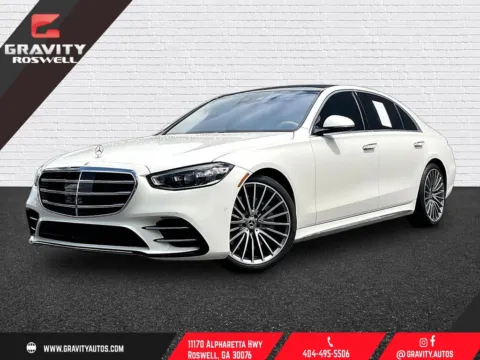 White 2022 Mercedes-Benz S-Class S 500 for sale in Roswell, GA