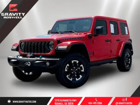 Red 2025 Jeep Wrangler Rubicon 4xe for sale in Roswell, GA