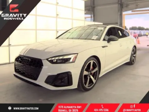 White 2023 Audi A5 Sportback 45 S line Premium Plus for sale in Roswell, GA
