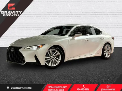 White 2021 Lexus IS 300 for sale in Roswell, GA