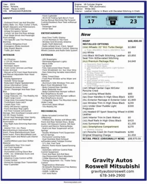 Another view of 2023 Porsche Macan S for sale in Roswell, GA at Gravity Autos Roswell