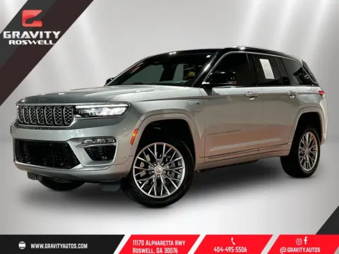Silver 2023 Jeep Grand Cherokee Summit 4xe for sale in Roswell, GA