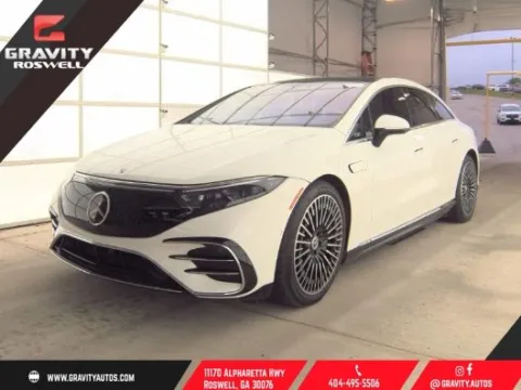White 2022 Mercedes-Benz EQS 450 for sale in Roswell, GA