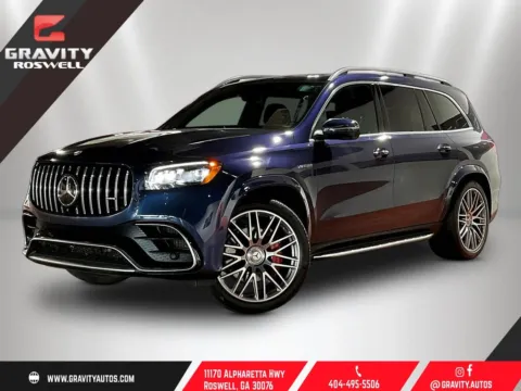 Blue 2024 Mercedes-Benz GLS 63 AMG for sale in Roswell, GA