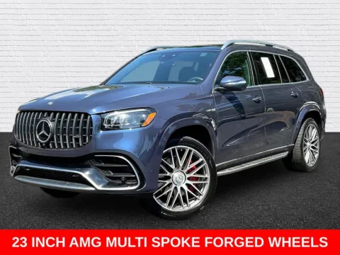 Blue 2024 Mercedes-Benz GLS 63 AMG for sale in Roswell, GA