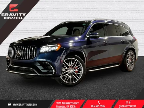 Blue 2024 Mercedes-Benz GLS 63 AMG for sale in Roswell, GA