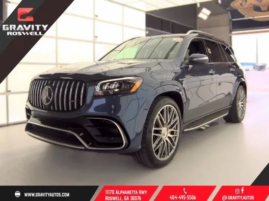 Blue 2024 Mercedes-Benz GLS 63 AMG for sale in Roswell, GA