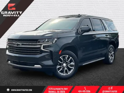 Gray 2022 Chevrolet Tahoe LT for sale in Roswell, GA