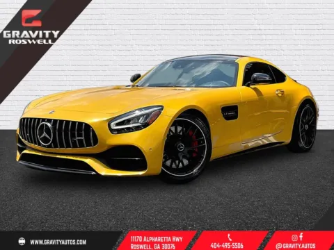 Yellow 2020 Mercedes-Benz AMG GT C for sale in Roswell, GA