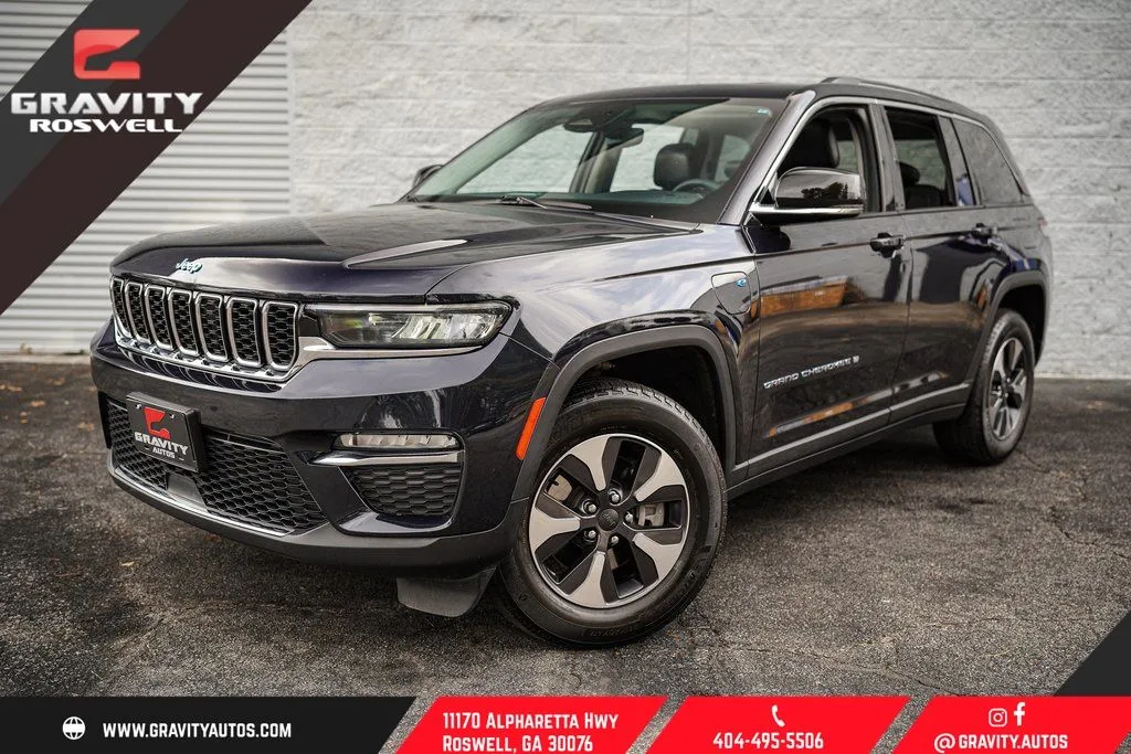 Blue 2023 Jeep Grand Cherokee 4xe for sale in Roswell, GA