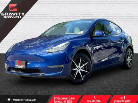 Blue 2020 Tesla Model Y Long Range for sale in Roswell, GA