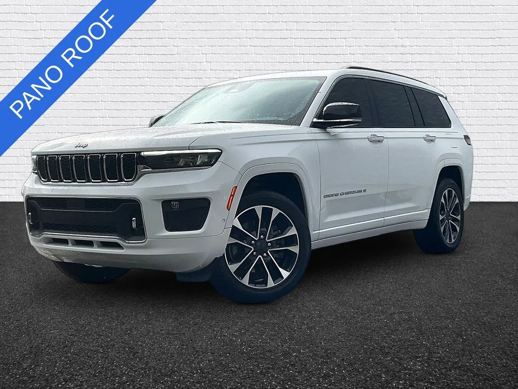 White 2021 Jeep Grand Cherokee L Overland for sale in Roswell, GA