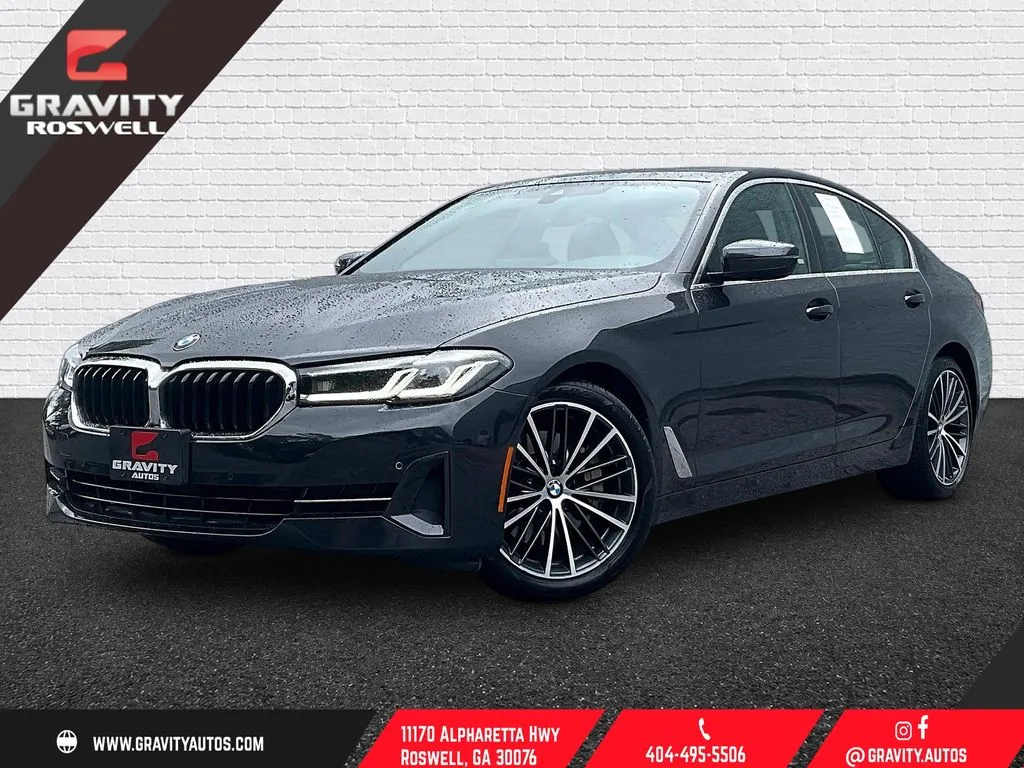 Gray 2022 BMW 5 Series 530i for sale in Roswell, GA