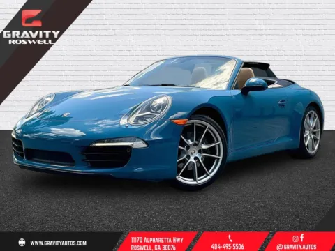 Blue 2013 Porsche 911 Carrera for sale in Roswell, GA