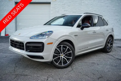 Gray 2021 Porsche Cayenne E-Hybrid Turbo S for sale in Roswell, GA