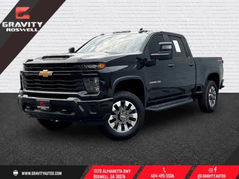 Black 2025 Chevrolet Silverado 2500HD Custom for sale in Roswell, GA