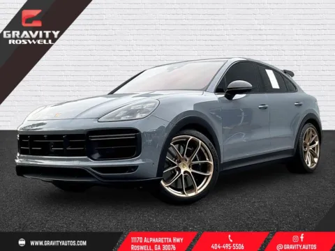 Gray 2022 Porsche Cayenne Coupe Turbo GT for sale in Roswell, GA
