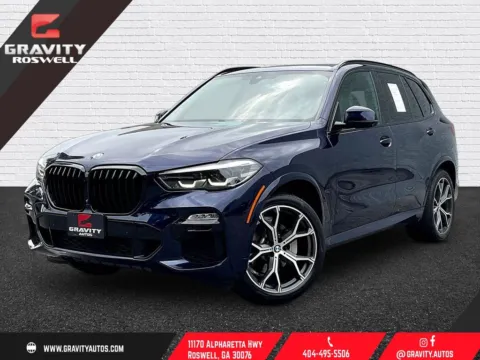 Blue 2020 BMW X5 xDrive40i for sale in Roswell, GA