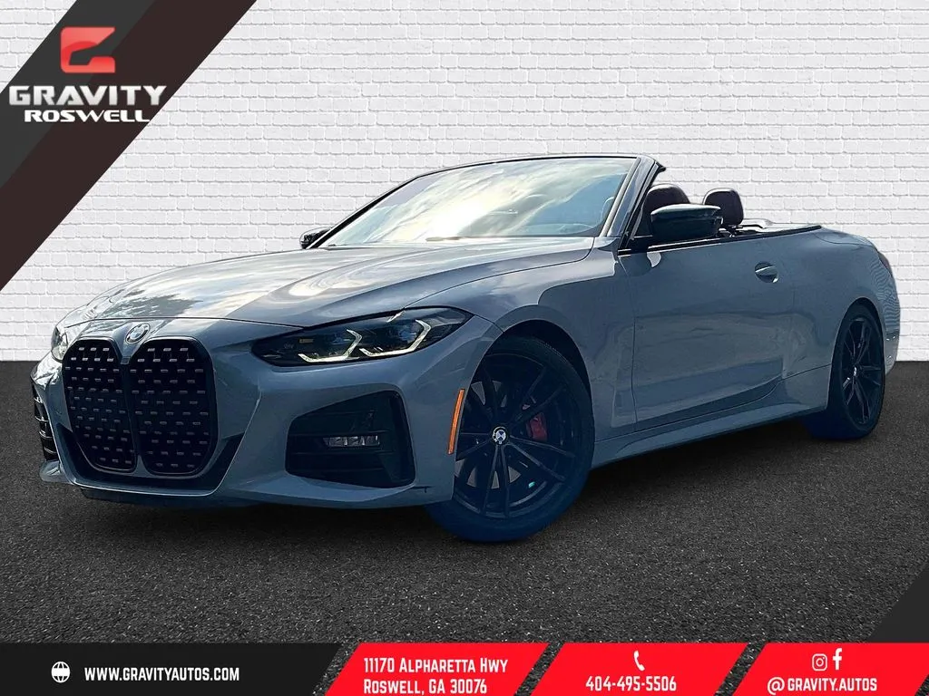 Gray 2022 BMW 4 Series 430i for sale in Roswell, GA