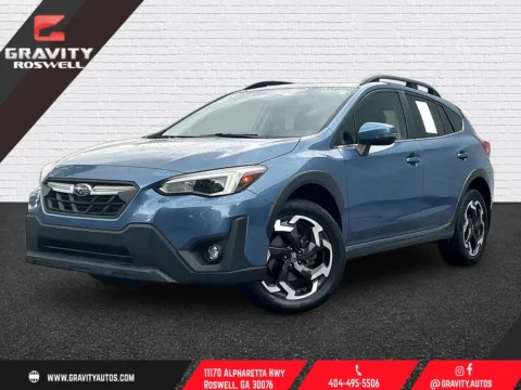 Blue 2022 Subaru Crosstrek Limited for sale in Roswell, GA