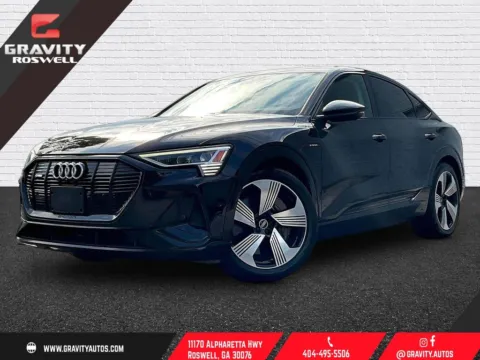 Black 2021 Audi e-tron Sportback Premium Plus for sale in Roswell, GA