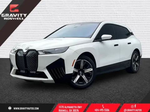 White 2024 BMW iX xDrive50 for sale in Roswell, GA