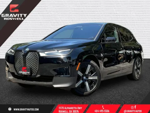Black 2024 BMW iX xDrive50 for sale in Roswell, GA