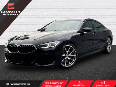 Black 2021 BMW 8 Series M850i xDrive Gran Coupe for sale in Roswell, GA