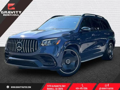 Blue 2024 Mercedes-Benz GLS 63 AMG for sale in Roswell, GA
