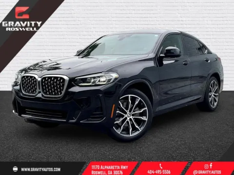 Black 2022 BMW X4 xDrive30i for sale in Roswell, GA