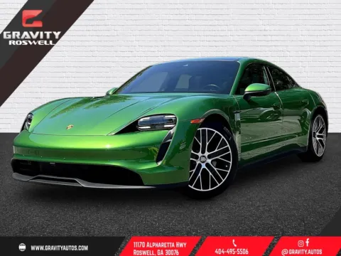 Green 2023 Porsche Taycan for sale in Roswell, GA