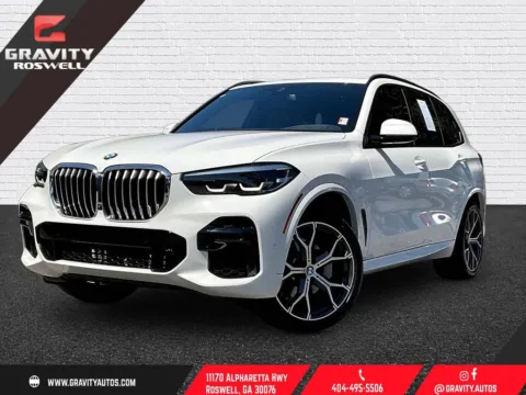White 2022 BMW X5 xDrive40i for sale in Roswell, GA