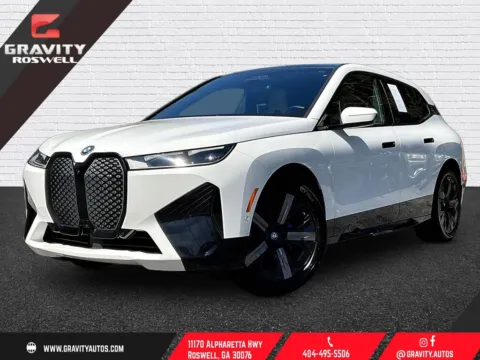 White 2024 BMW iX xDrive50 for sale in Roswell, GA