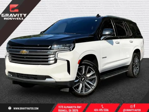 White 2021 Chevrolet Tahoe High Country for sale in Roswell, GA
