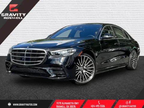 Black 2022 Mercedes-Benz S-Class S 500 for sale in Roswell, GA