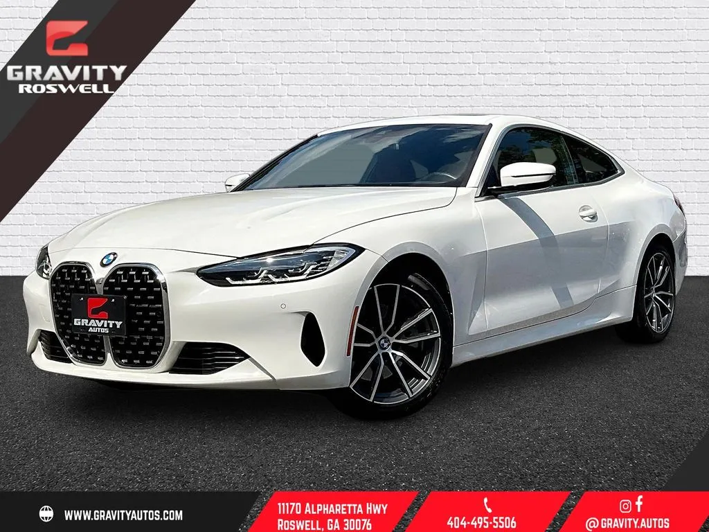 White 2024 BMW 4 Series 430i xDrive for sale in Roswell, GA