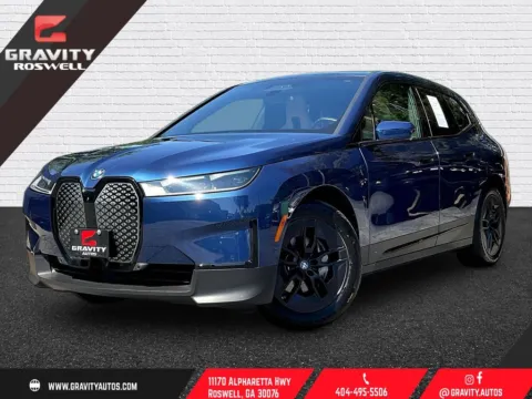 Blue 2024 BMW iX xDrive50 for sale in Roswell, GA