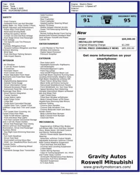 Another view of 2018 Tesla Model X P100D for sale in Roswell, GA at Gravity Autos Roswell