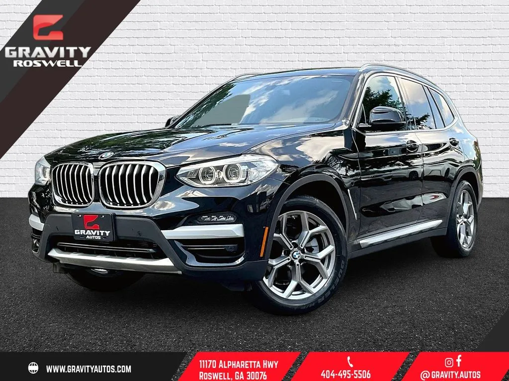Black 2021 BMW X3 xDrive30i for sale in Roswell, GA