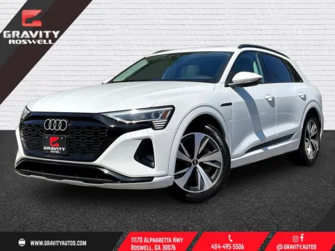 White 2024 Audi Q8 e-tron Premium for sale in Roswell, GA