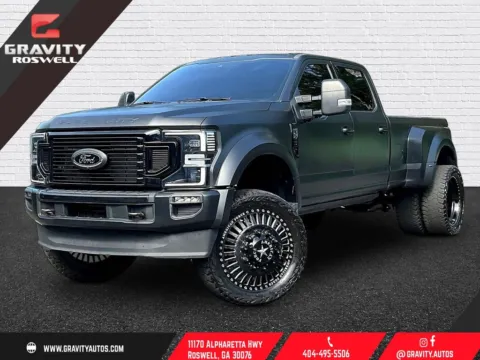 Silver 2022 Ford F-450SD Platinum for sale in Roswell, GA