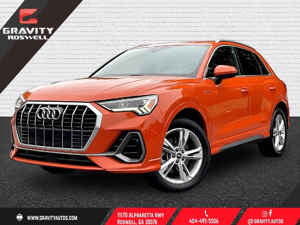 Orange 2022 Audi Q3 Premium Plus for sale in Roswell, GA